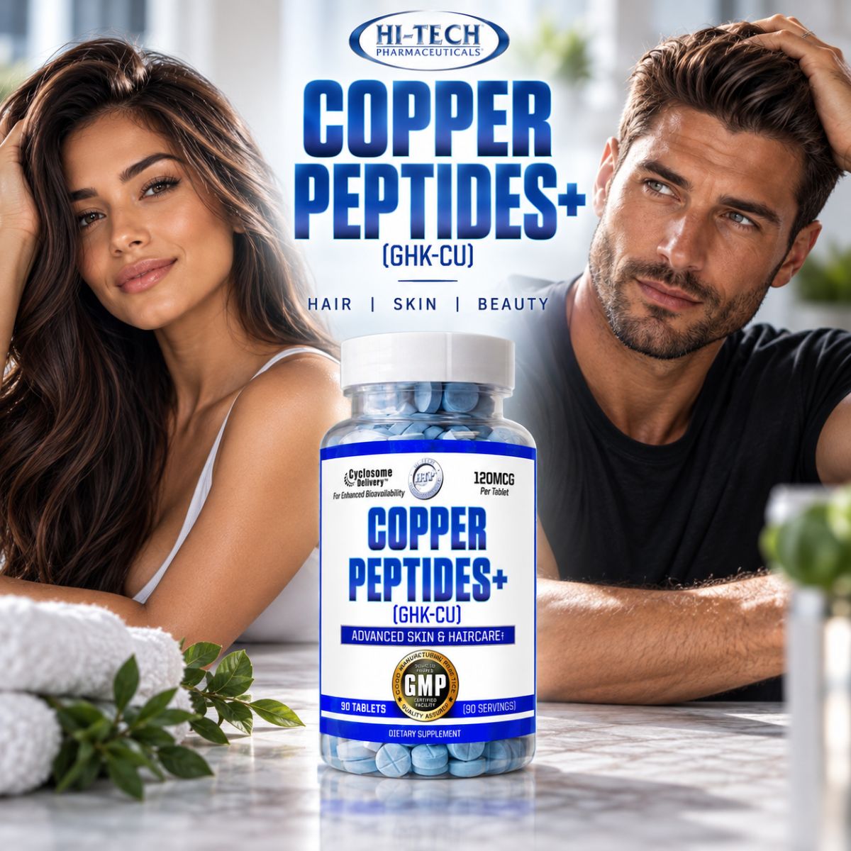 Hi-Tech Pharmaceuticals Drops New Copper Peptides+ For Hair & Skin