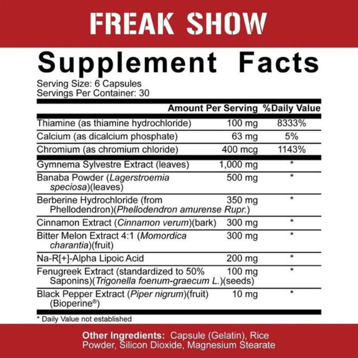 5% Nutrition Freak Show 180C