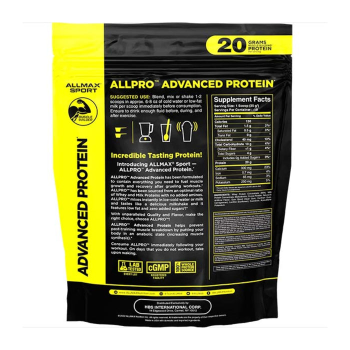 Allmax AllPro Advanced Protein 1.5 lbs