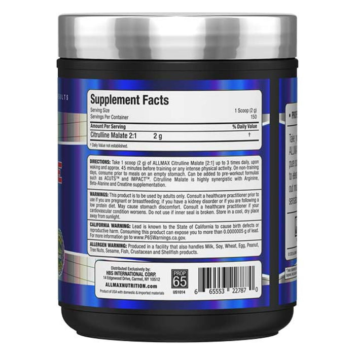 Allmax Nutrition Citrulline Malate 300G