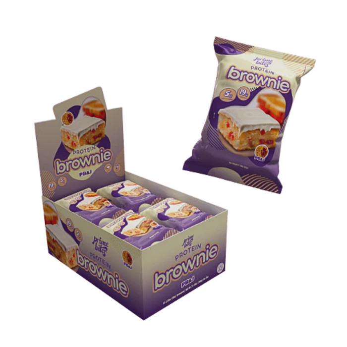 Alpha Prime Prime Bites Protein Brownies 12 Box