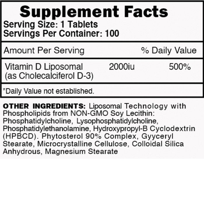 Blackstone Labs Vitamin D3 100 Servings