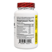 White plastic bottle of dietary supplement with a red foil seal and a yellow vertical label on the right side, shown against a plain white background.