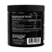 A black plastic supplement jar shown from the back, displaying the Supplement Facts label for BlackStone Labs. The label includes product information, a supplement facts table, and a barcode on a clean white background.