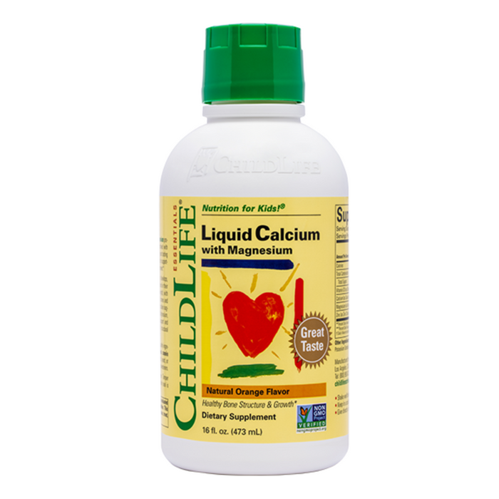 ChildLife Liquid Calcium with Magnesium Natural Orange 16 Fl Oz