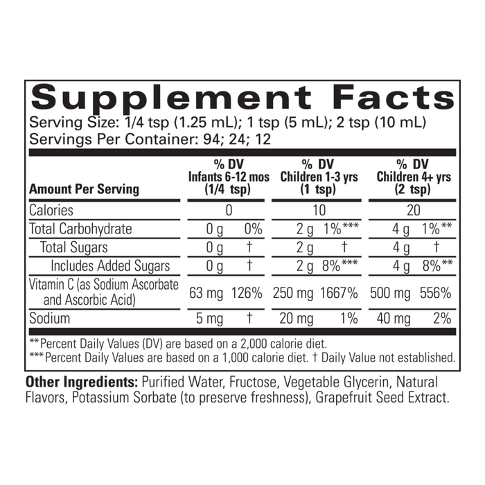 ChildLife Vitamin C Orange 4 Fl Oz