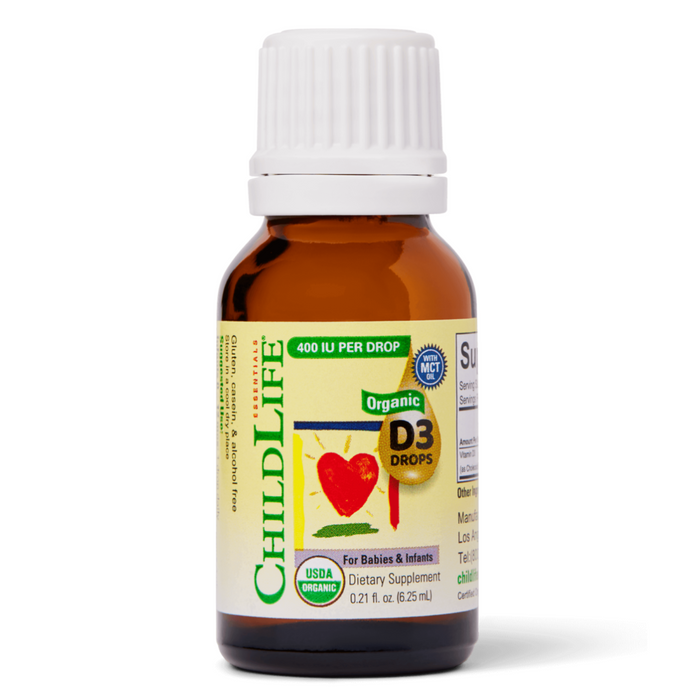 ChildLife Organic Vitamin D-3 Drops Natural Berry 10ml