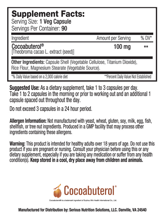 SNS Cocoabuterol XT 90 Capsules