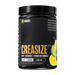 A black tub of CNDMNDS Creasize dietary supplement powder with lemon and lime graphics on the label, set against a plain white background.