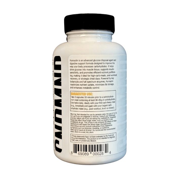 Condemned Labz HumaSlin 30 Servings Supplement bottle with label on a white background