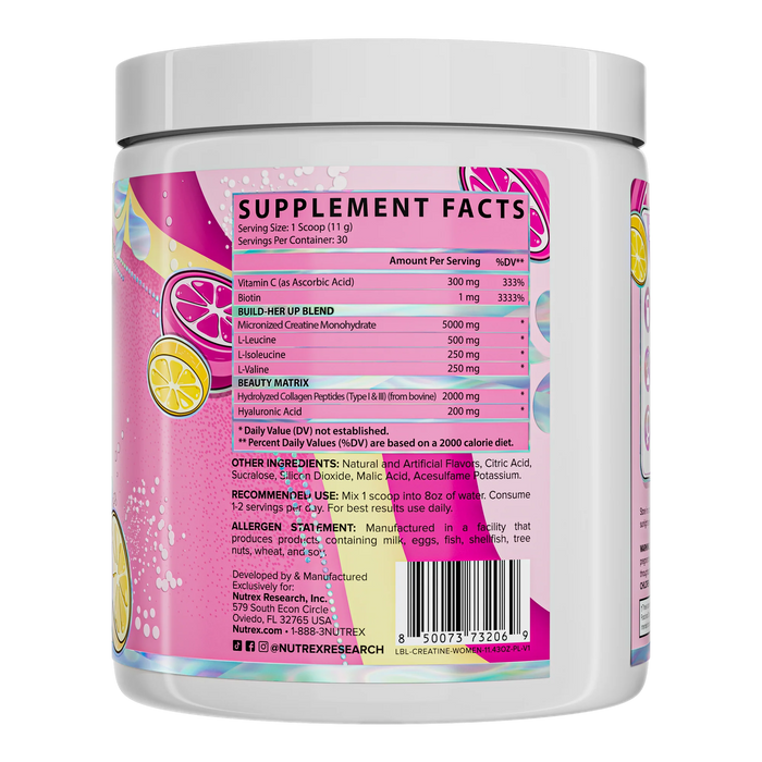 Nutrex Creatine For Women 30 Servings