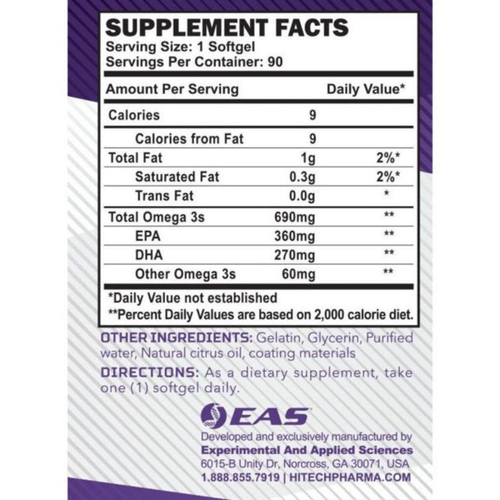 EAS Fish Oil 90 Softgels