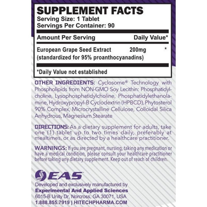 EAS Grape Seed 90 Tablets