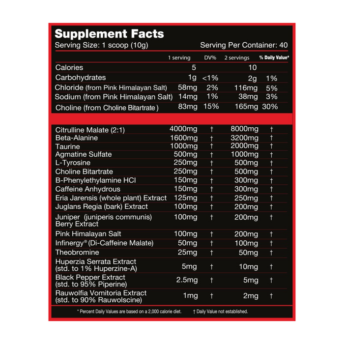 Killer Labz First Degree Pre Workout 20 Servings