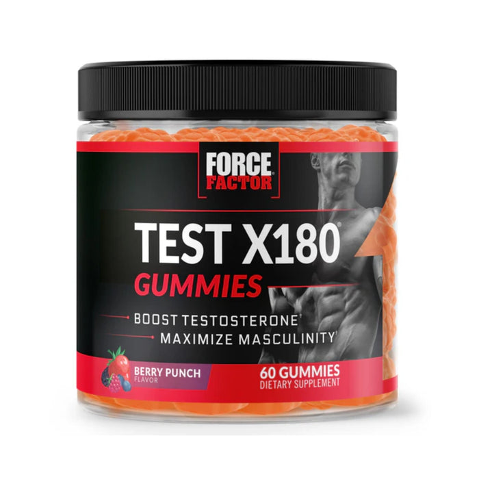 Force Factor Test X180 Gummies Berry Punch 60 Count