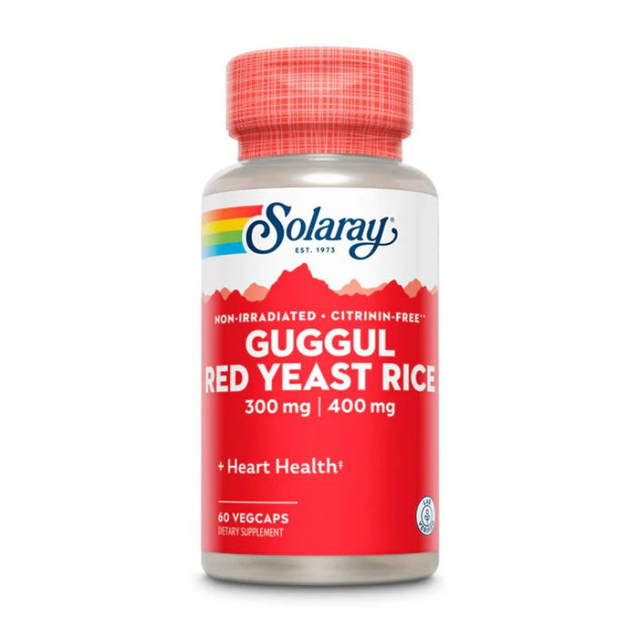 Solaray Guggul and Red Yeast Rice 60 Caps