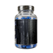 Hi-Tech CarniFuel Supplement bottle supplement facts with blue capsules on a white background