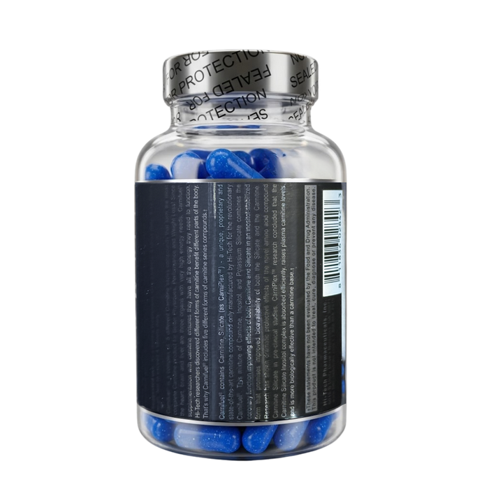 Hi-Tech CarniFuel with a black label on a white background