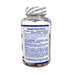 A bottle of dietary supplement capsules showing the back label with Supplement Facts, on a white background.