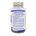 A bottle of dietary supplement containing brown powder, with a white and blue label showing Supplement Facts. The cap is sealed with a black-and-white branded tape reading 'Sealed for Your Protection.