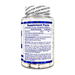 A clear supplement bottle with a white cap and a white Supplement Facts label, shown on a plain white background. The label includes blue text and a visible magnesium dosage panel.