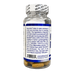 A clear plastic supplement bottle containing yellow gelatin capsules, with a white and blue label. The label features the product name 'Nexrutine'.