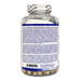 A clear plastic bottle of Protropin capsules with a white protective seal and a blue and white back label, photographed on a white background.