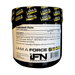 Supplement container with 'I AM A FORCE' branding on a white background