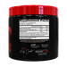 A black plastic tub of INSANE LABZ REEDMURF Blend dietary supplement with a bright red lid, shown against a plain white background.