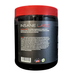 Back view of a supplement container with 'Insane Labz' branding on a white background