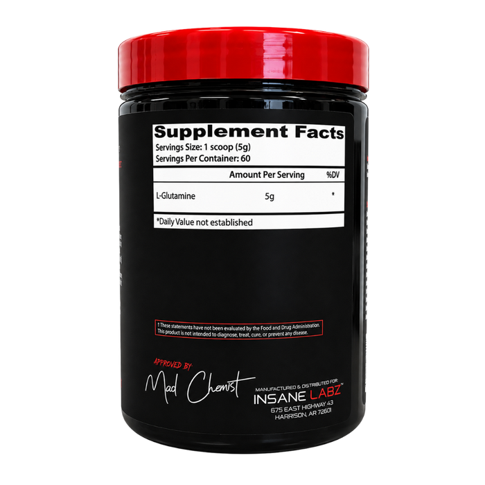 Insane Labz Insane Glutamine 60 Servings