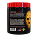 Supplement container labeled 'Insane Veinz' by Insane Labz with directions for use and warnings listed on the back of the tub on a white background.