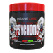 Insane Labz Psychotic dietary supplement container with red lid and clown graphics on a white background