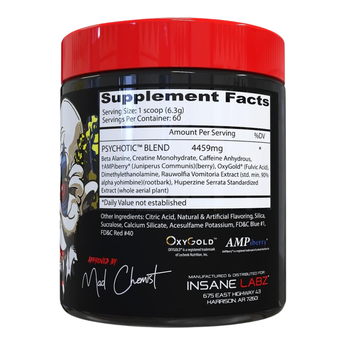 Insane Labz Psychotic 35 Servings