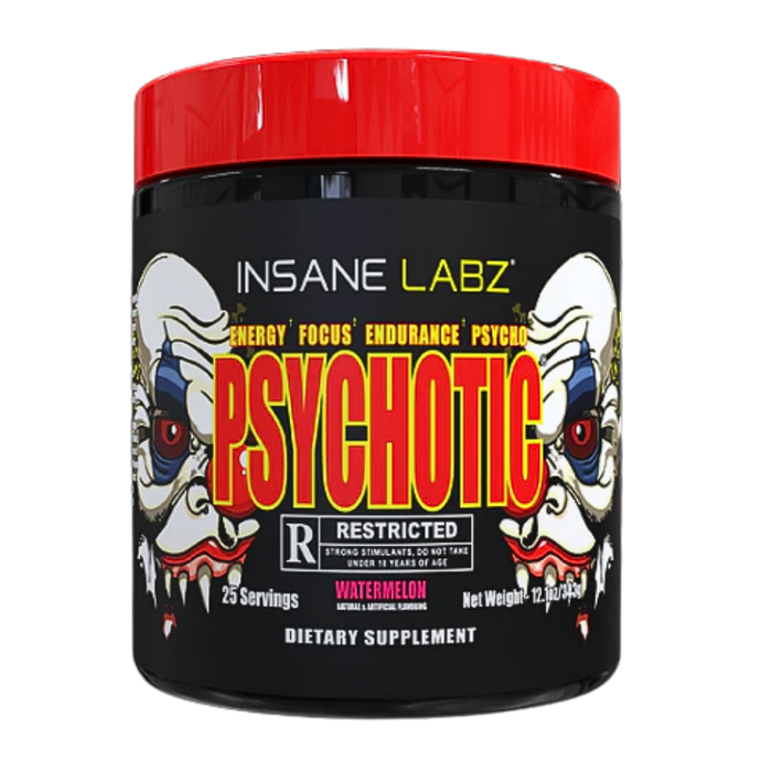 Insane Labz Psychotic Restricted Preworkout Rated R 25 Servings
