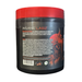 Insane Labz supplement container with red lid and black body on a white background