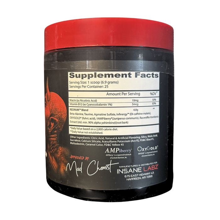 Supplement container with visible 'Supplement Facts' label on a white background