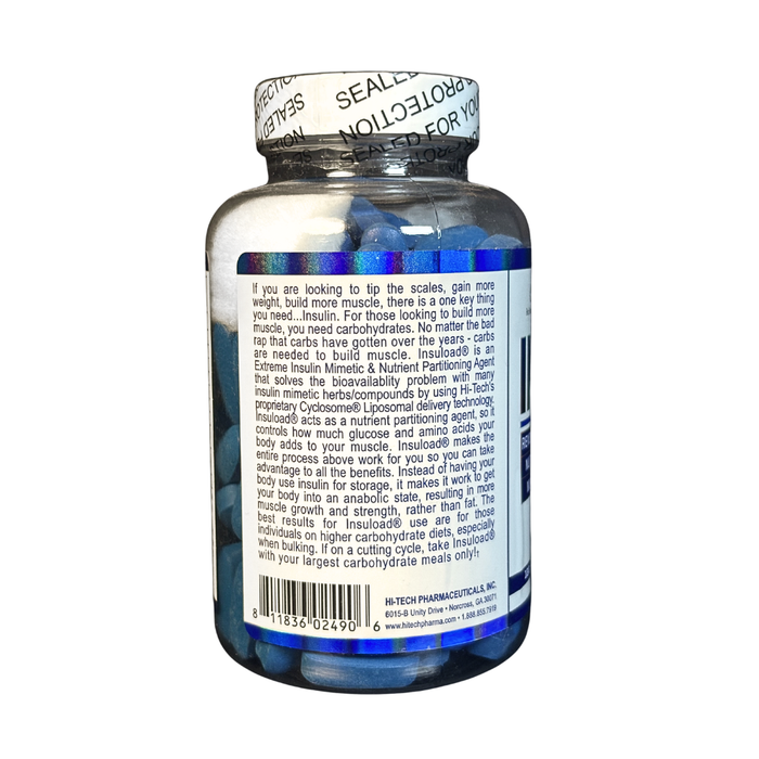 Supplement bottle with label on a white background