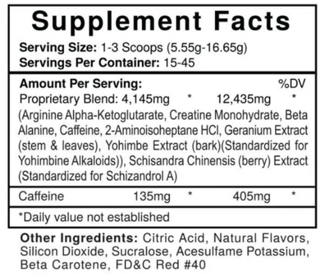 USPLabs Jack3d Pre-Workout 45 Servings