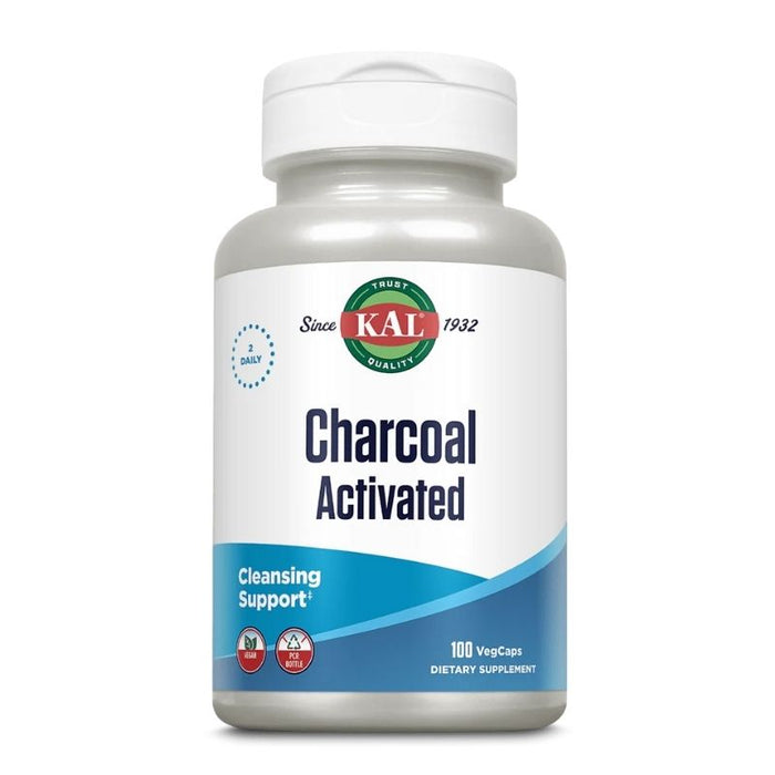 KAL Activated Charcoal 280mg 100 Caps