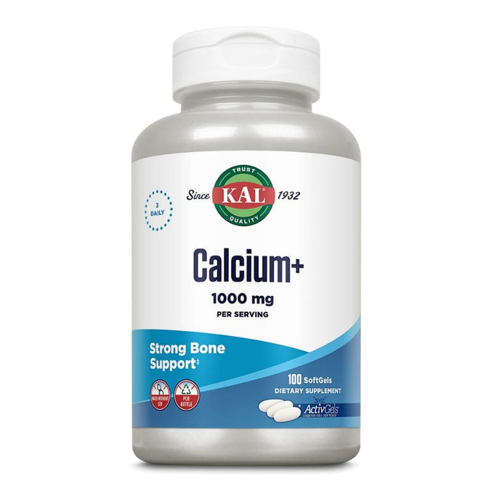 KAL Calcium+ 100 Softgels