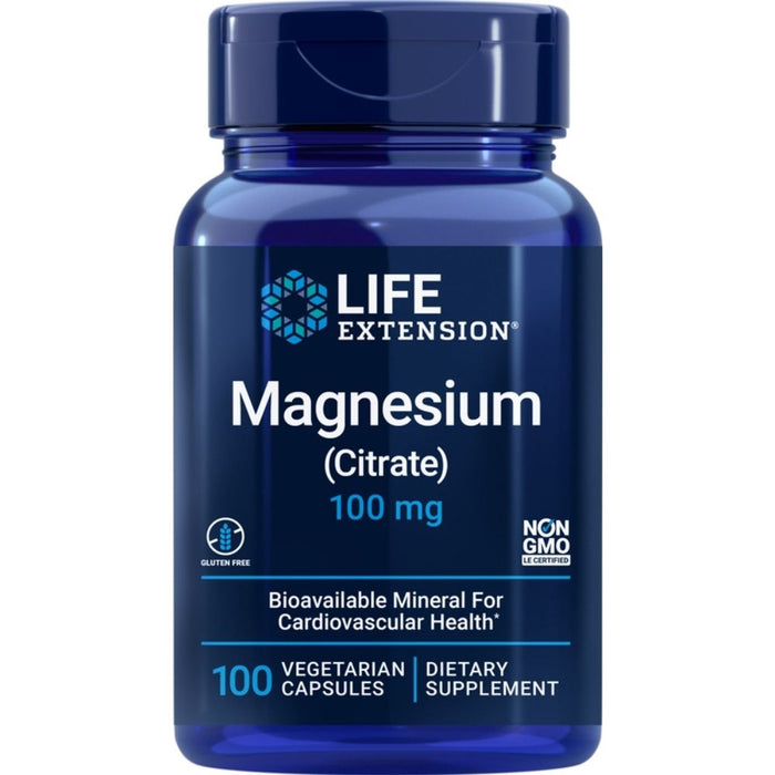 Life Extension Magnesium Citrate 100mg 100 Caps