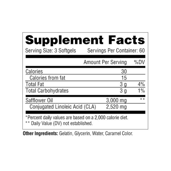 Metabolic Nutrition CLA 3000 180 Softgels