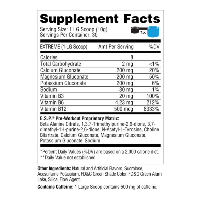 Metabolic Nutrition E.S.P. 300 Grams