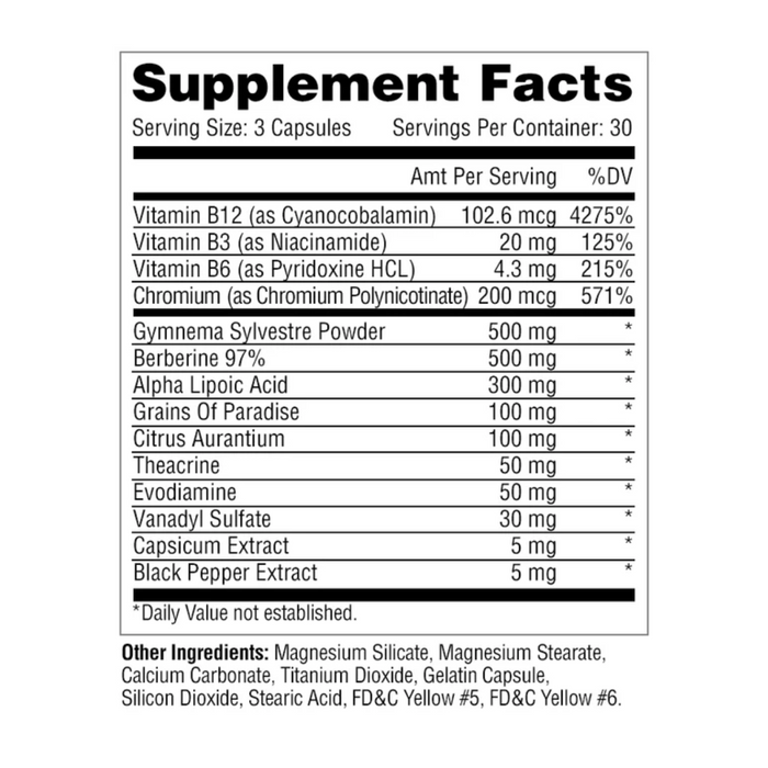 Metabolic Nutrition Insulean 90 Caps