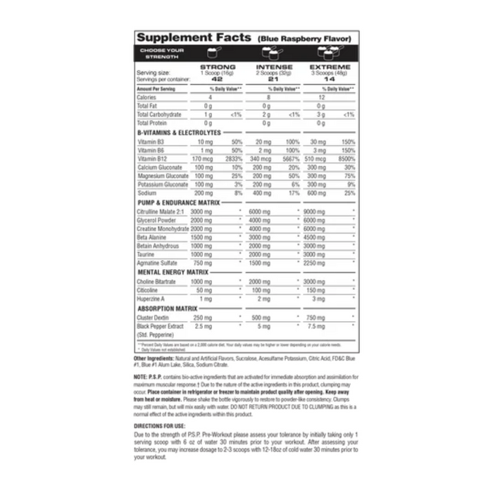 Metabolic Nutrition P.S.P 672 Grams