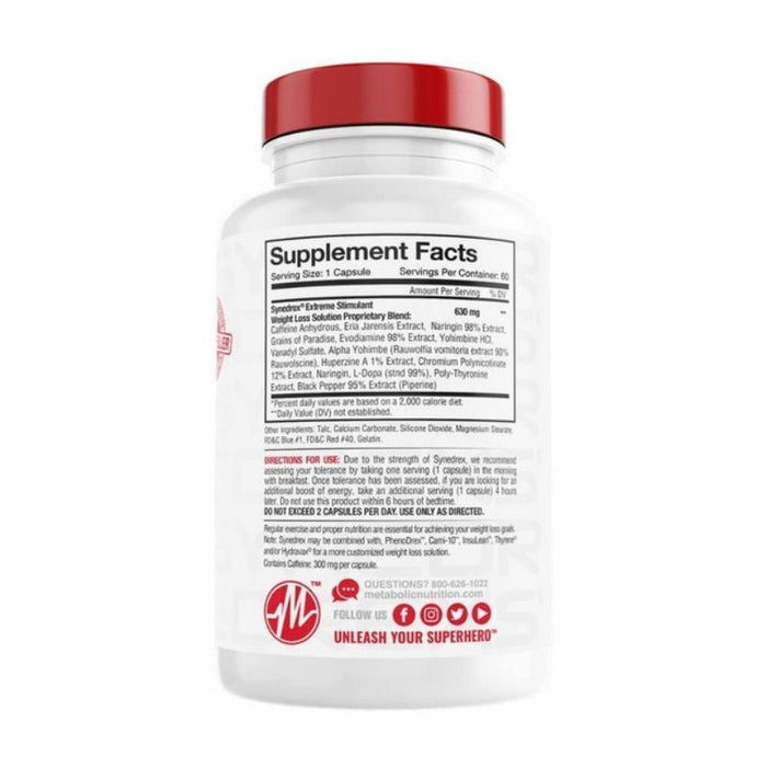 Metabolic Nutrition Synedrex & Thyrene Stack