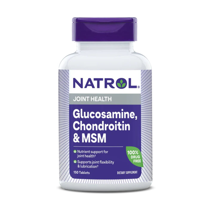 Natrol Glucosamine Chondroitin MSM 150 Tablets