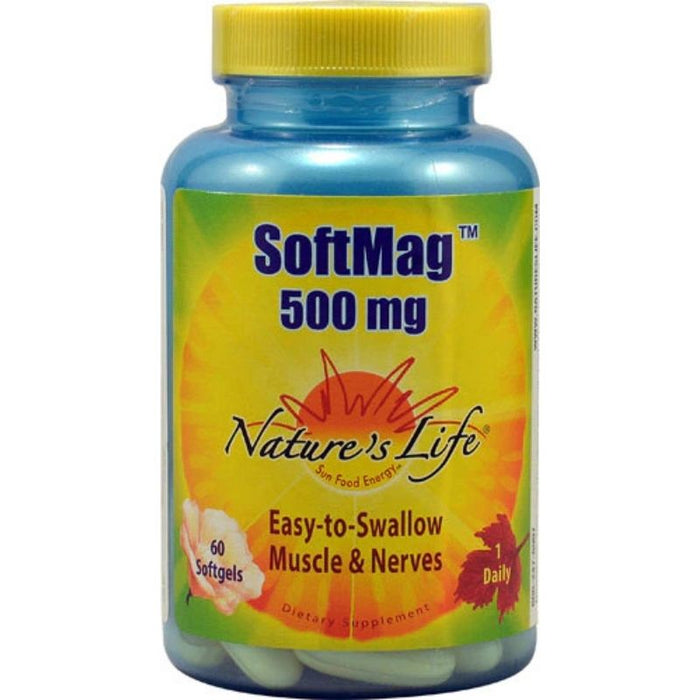 Nature's Life Softmag 500mg 60 Softgels