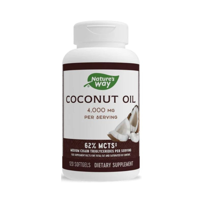 Nature's Way Coconut Oil 120 Softgels